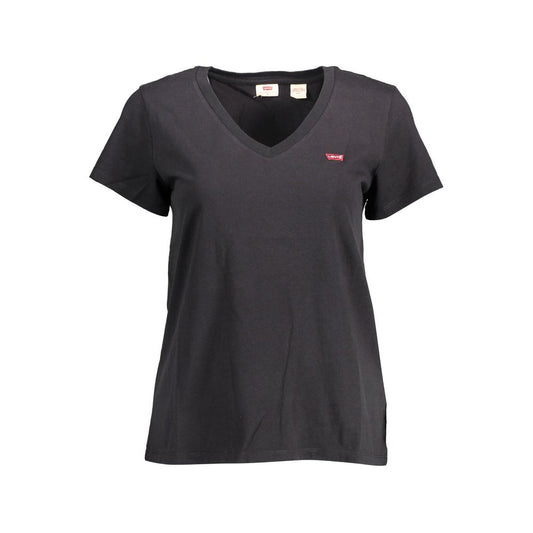 Black Cotton T-Shirt