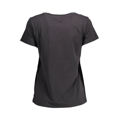 Black Cotton T-Shirt