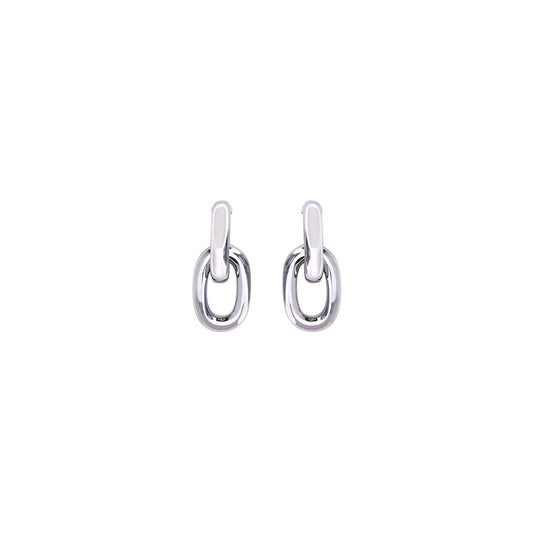 Silver Resin Earrings