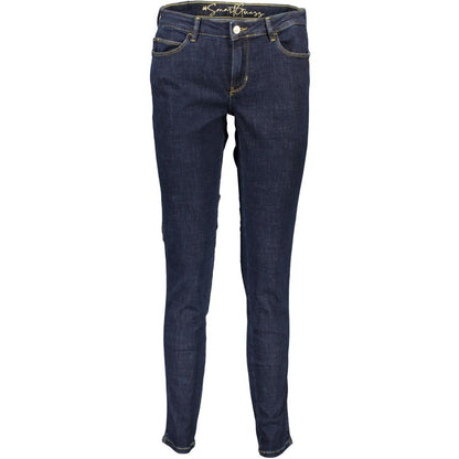 Blue Cotton Jeans Denim