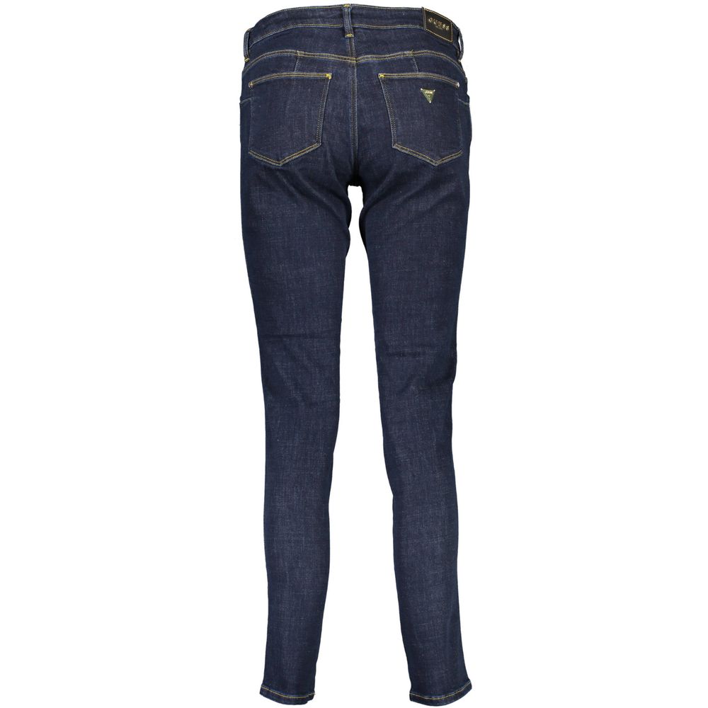 Blue Cotton Jeans Denim