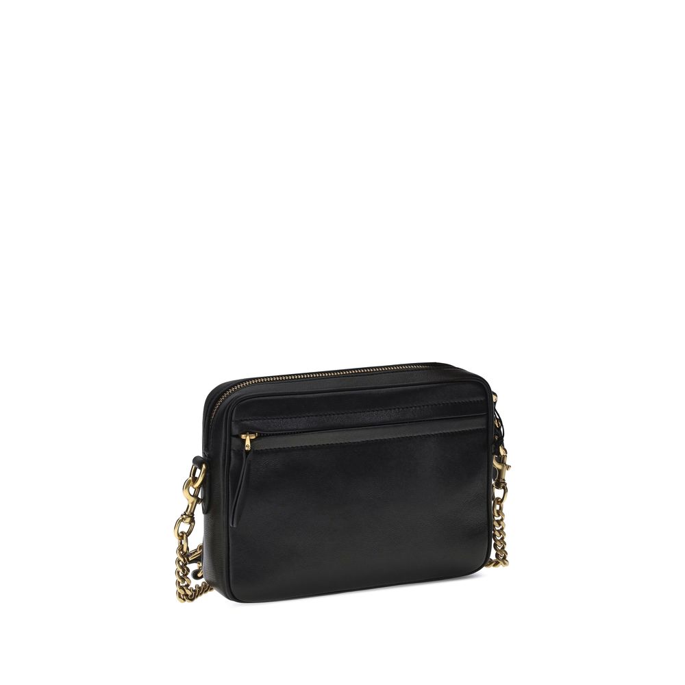 Black Calf Leather Bos Taurus Shoulder Bag