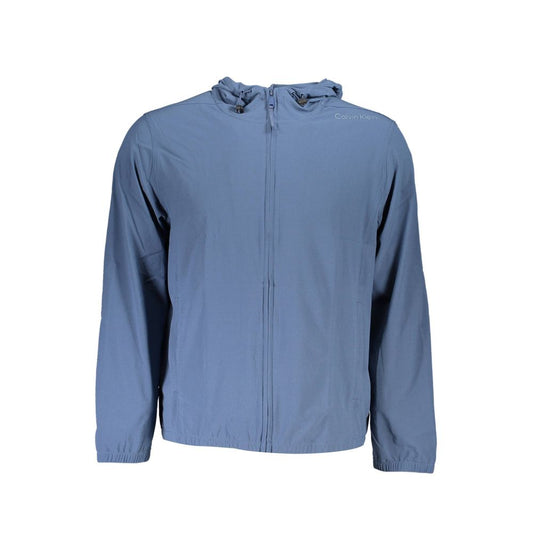 Blue Polyester Men's Sweater