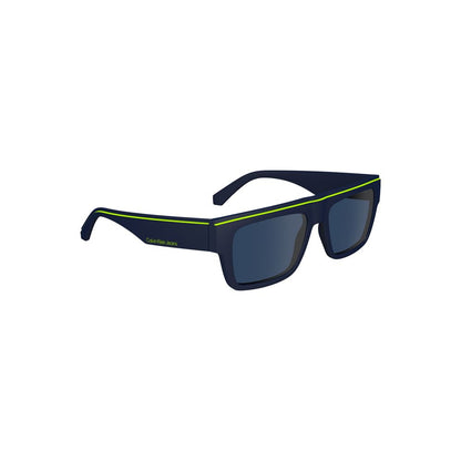 Blue Plastic Men Sunglasses