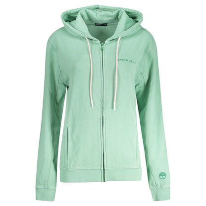 Green Cotton Women Sweater