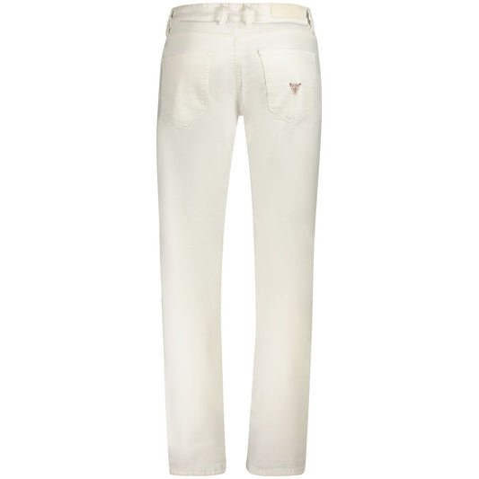 White Cotton Mens Jeans