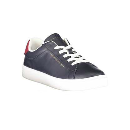 Blue Polyester Sneaker