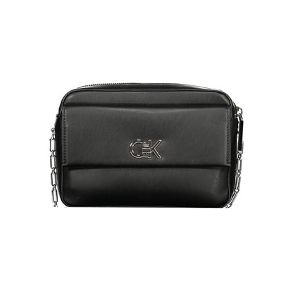 Black Polyester Handbag