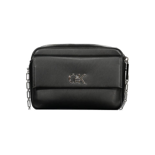 Black Polyester Handbag