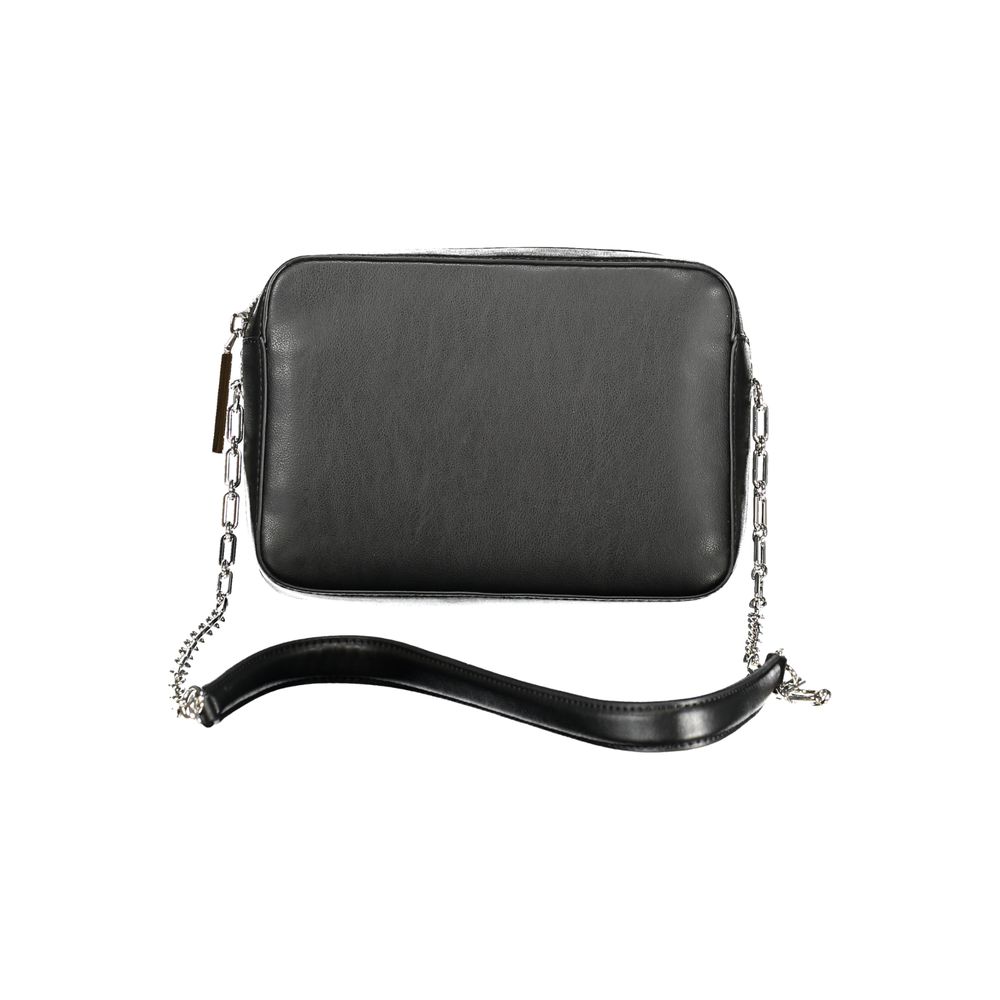 Black Polyester Handbag