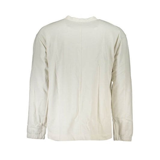 White Cotton Men Sweater