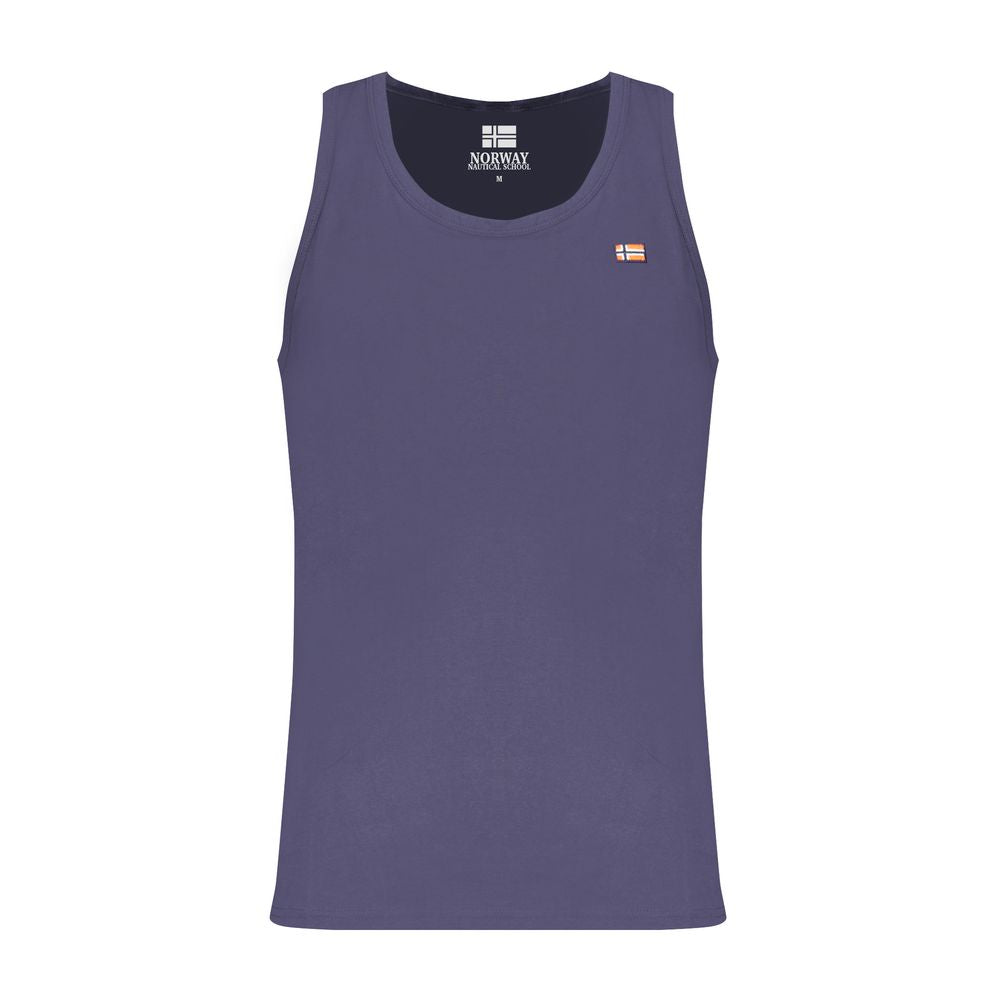 Blue Cotton Men Shirt