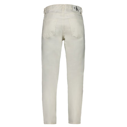 White Cotton Men's Jeans
