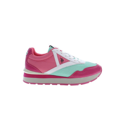 Pink Polyester Sneaker