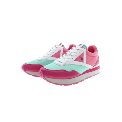 Pink Polyester Sneaker