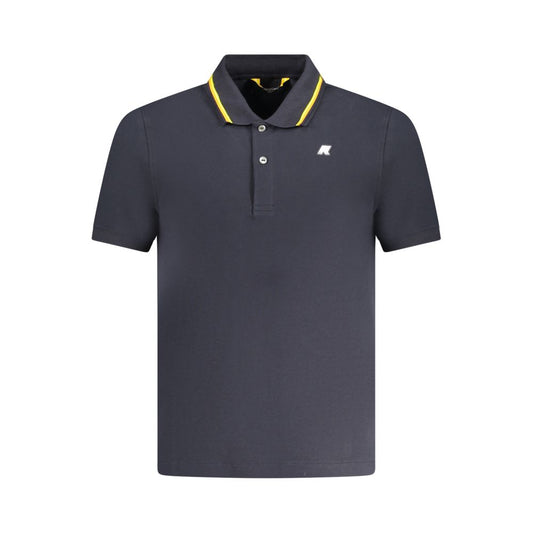 Blue Cotton Polo Shirt