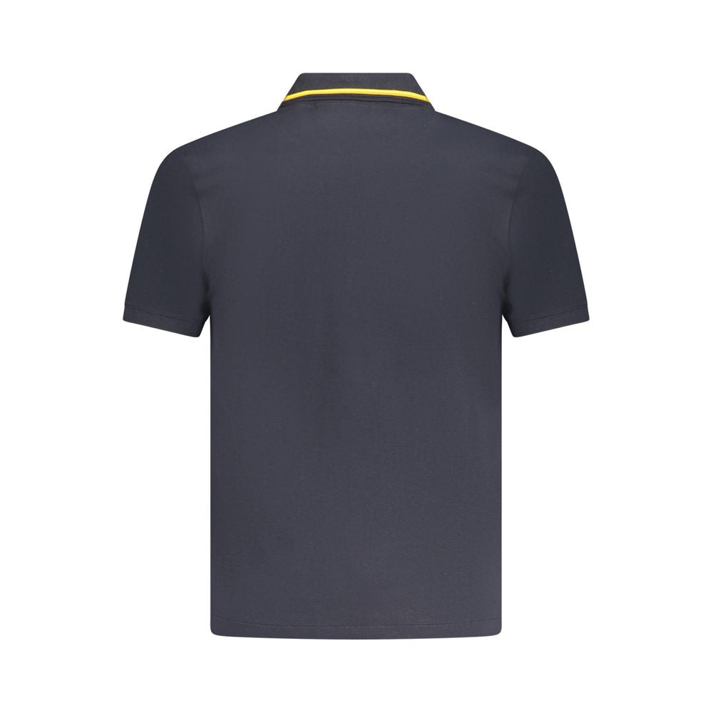 Blue Cotton Polo Shirt