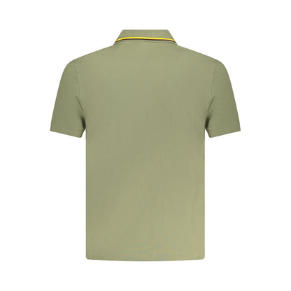 Green Cotton Polo Shirt