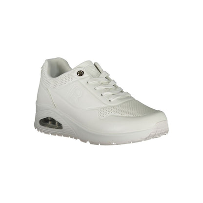 White Polyester Sneaker