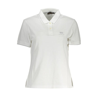 White Cotton Polo Shirt