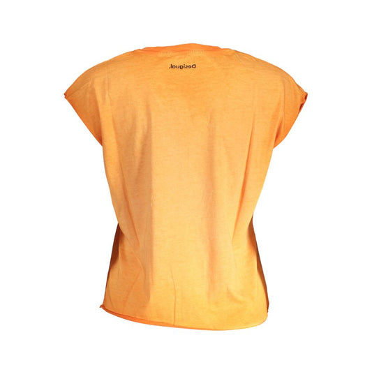Orange Cotton T-Shirt