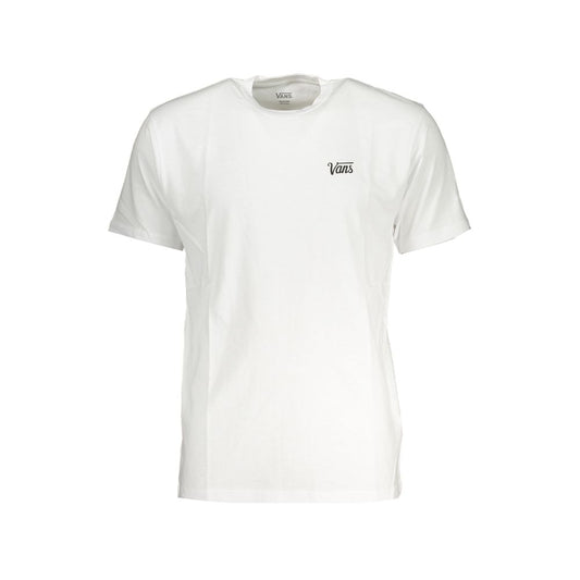 White Cotton Men T-Shirt