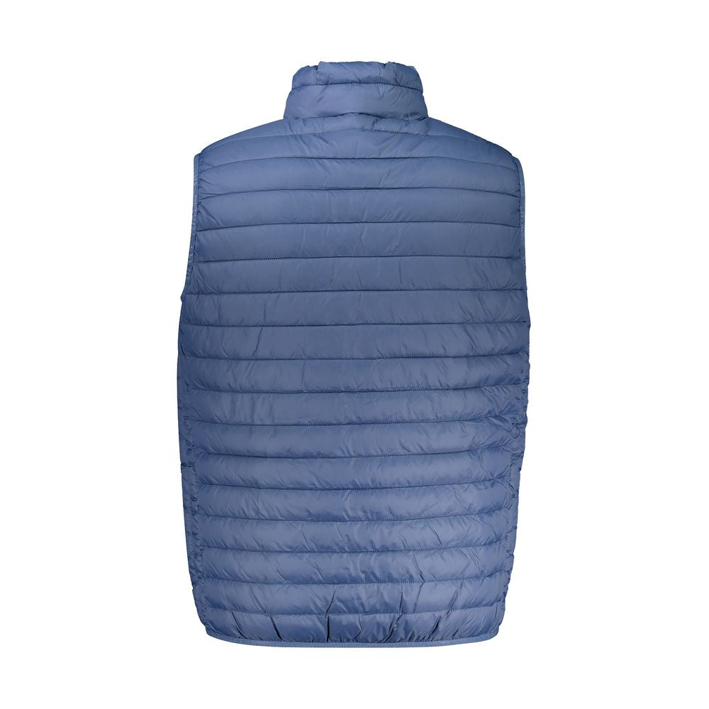 Blue Polyamide Men Jacket