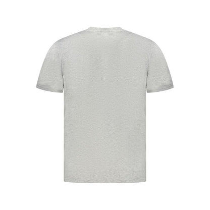 Brown Cotton Men T-Shirt