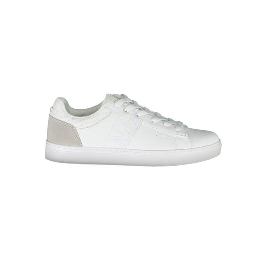 White Polyester Sneaker