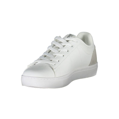 White Polyester Sneaker