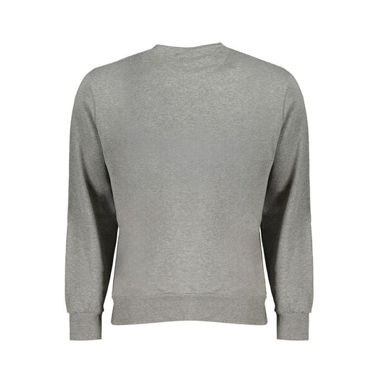 Gray Cotton Men Sweater