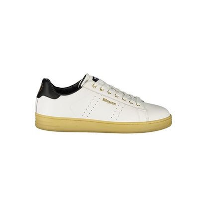 White Leather Men Sneaker