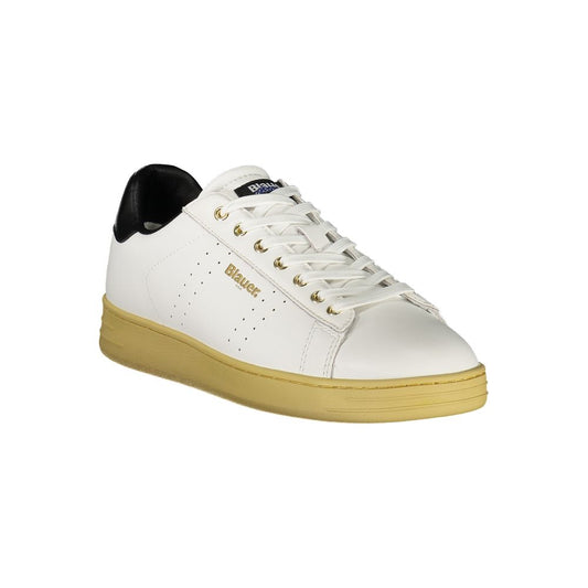 White Leather Men Sneaker