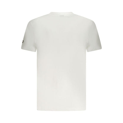 White Cotton Men T-Shirt