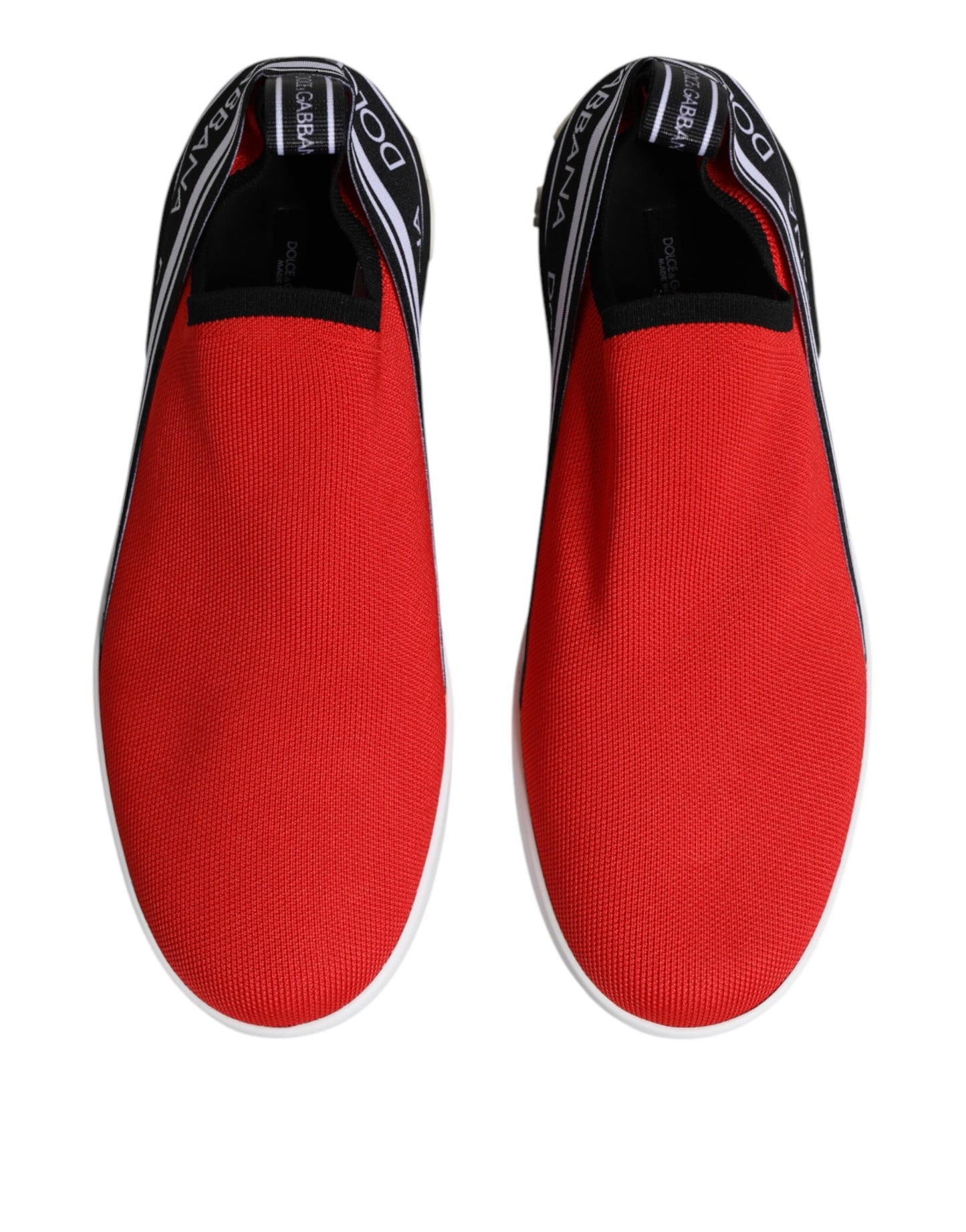 Red Logo Low Top Slip On Men Sneakers Shoes