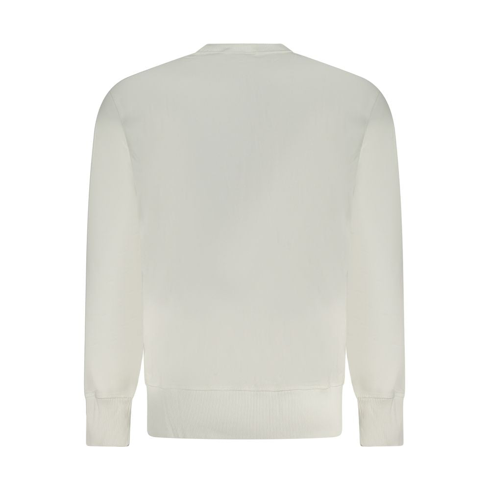 White Cotton Men Sweater