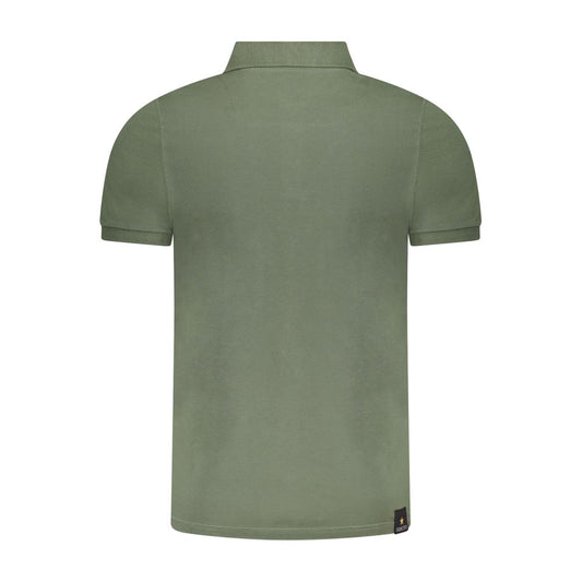Green Cotton Polo Shirt