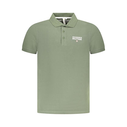 Green Cotton Polo Shirt
