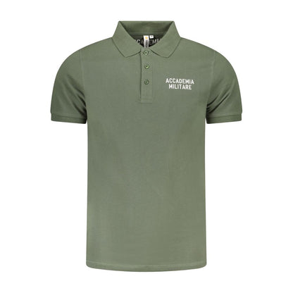 Green Cotton Polo Shirt