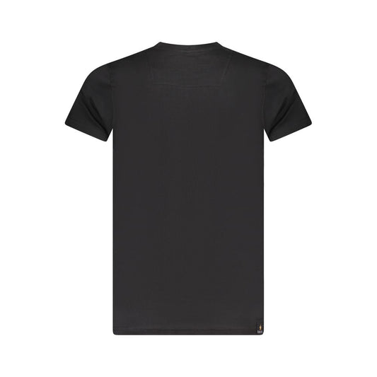 Black Cotton T-Shirt