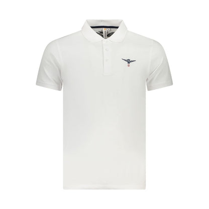 White Cotton Polo Shirt