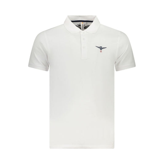 White Cotton Polo Shirt