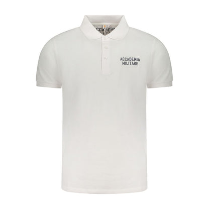 White Cotton Polo Shirt