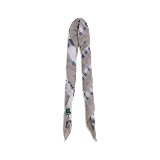 Multicolor Silk Scarf
