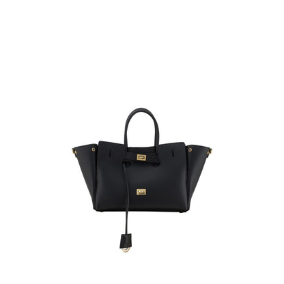 Black Calf Leather Bos Taurus Shoulder Bag
