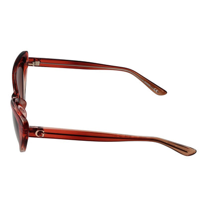 Burgundy Plastic Sunglasses