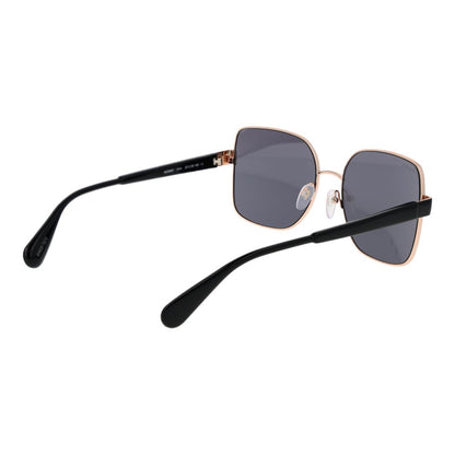 Rose Gold Metal Sunglasses