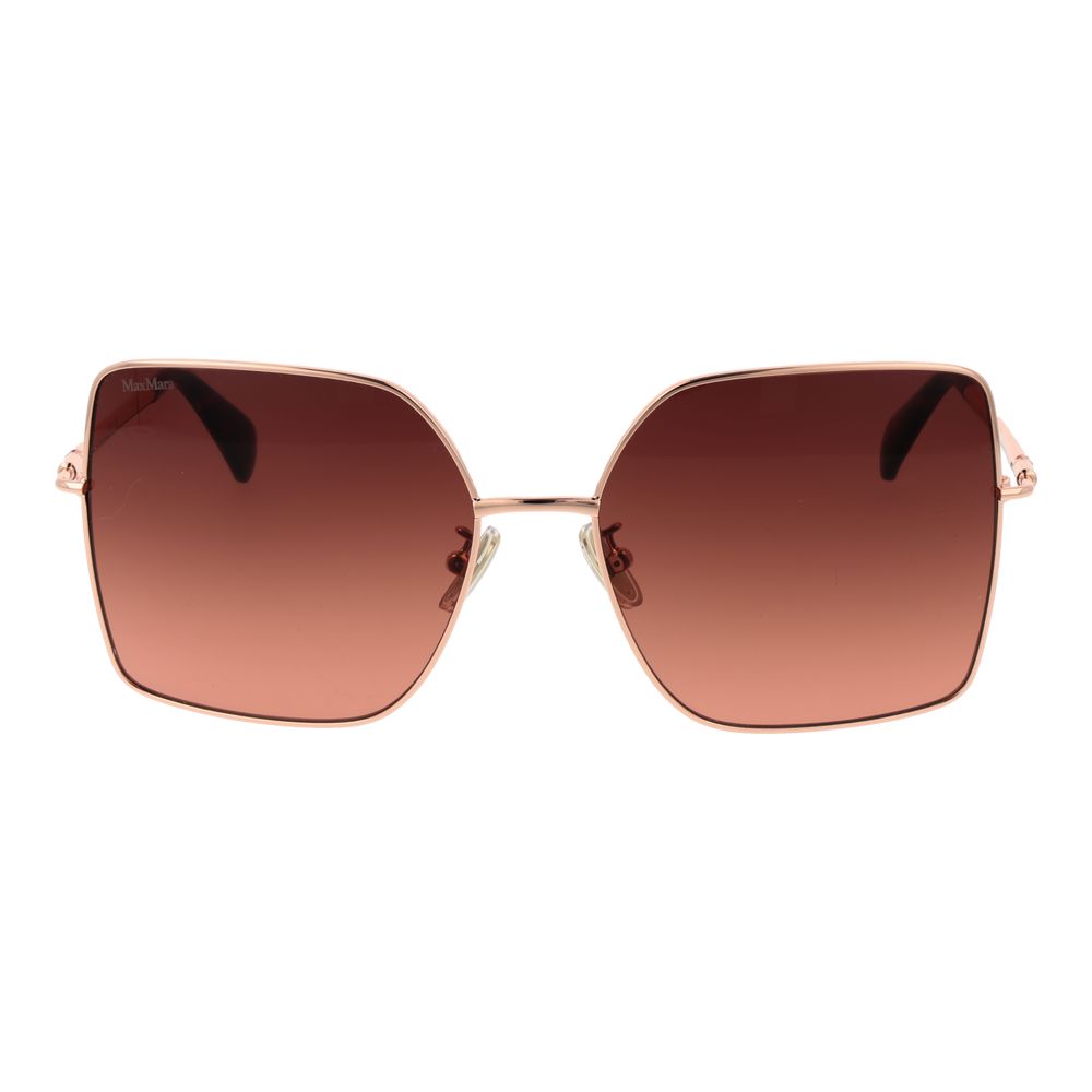 Rose Gold Metal Sunglasses