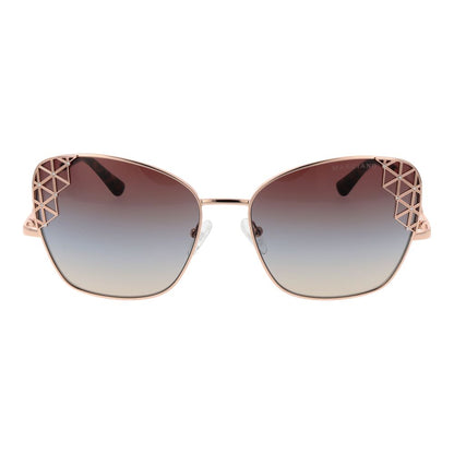 Rose Gold Metal Sunglasses