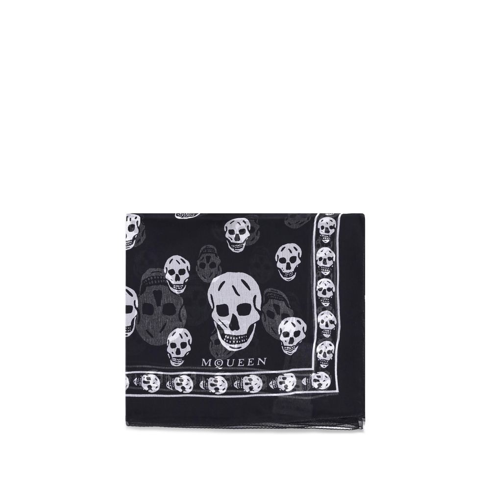 Black Silk Scarf